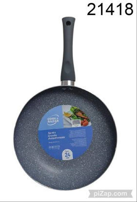 Imagen de SARTEN GRANITO GRIS 24CM 4.25